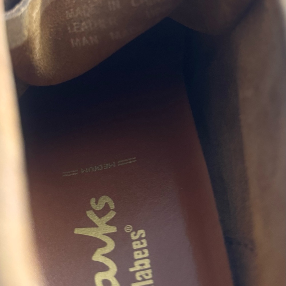 Clarks Men's Chukka Boots Suede Leather, Brown, Size 9.5 - Picture 9 of 9